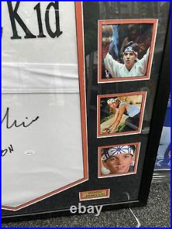 Framed Karate Kid Gi Signed By Ralph Macchio with COA Cobra Kai Wax On