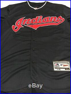 Francisco Lindor Autographed Signed Majestic Jersey with COA Cleveland Indians