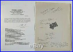 Frank Lloyd Wright Signed Arizona Magazine With 2 Coa's