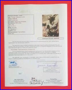 Frank Oz Signed Star Wars Yoda 8x10 Color Photo Certified With Jsa Coa Loa