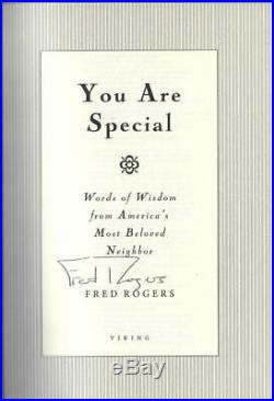 Fred Rogers + Mr. McFeely Signed You Are Special Book Autographed with COA