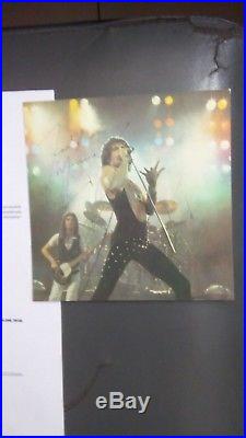 Freddie Mercury Queen Signed Photo With COA, Vintage Very Rare Autograph