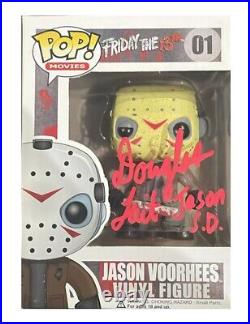 Friday the 13th Jason Funko Pop #01 Signed by Douglas Tait Authentic with COA