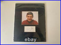 GENE Pitney Autograph with beautiful picture print with COA