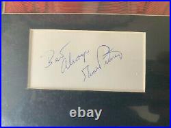 GENE Pitney Autograph with beautiful picture print with COA