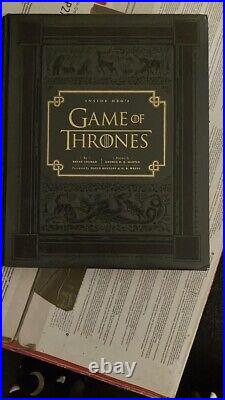 GENUINE SIGNED MULTI AUTOGRAPHED GAME OF THRONES BOOK 25 signature with COA
