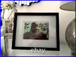 GENUINE Signed Boss Nass (Brian Blessed) Quality Framed Star Wars Print with COA