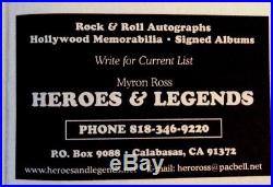 GEORGE SUPERMAN REEVES AUTOGRAPH SIGNED With COA From Heroes And Legends