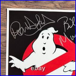 GHOSTBUSTERS MOVIE POSTER 11x17 SIGNED & AUTHENTICATED with COA