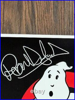 GHOSTBUSTERS MOVIE POSTER 11x17 SIGNED & AUTHENTICATED with COA