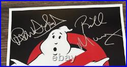 GHOSTBUSTERS Signed Movie Poster 11x17 with COA Authentic Memorabilia