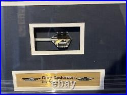 Gary Anderson Signed Darts Flight Display Picture with COA (Newly Framed)