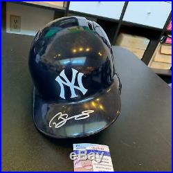 Gary Sanchez Signed Autographed Full Size New York Yankees Helmet With JSA COA