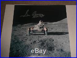 Gene Cernan Apollo 17 astronaut large hand signed photo with coa UACC AFTAL