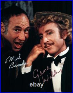 Gene Wilder Mel Brooks 8x10 Signed Autographed Photo Picture with COA