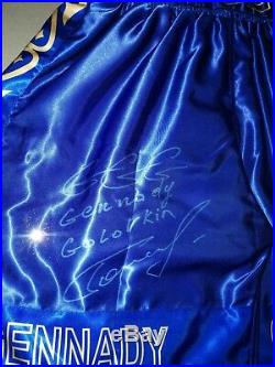 Gennady GGG Golovkin Hand Signed boxing Shorts (Framed with COA)