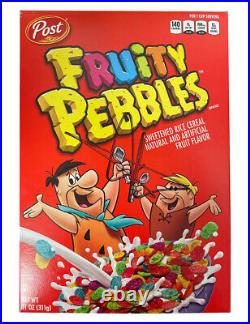 Genuine Fruity Pebble Cereal Box Signed by John Cena 100% Authentic With COA