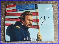Genuine, Signed Photo, 10x8, Kevin Costner (Actor Dance With Wolves) + COA