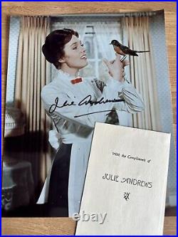 Genuine Signed Photo Julie Andrews With COA Mary Poppins