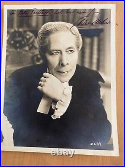 George Arliss Vintage Original Signed Photo With Coa (c1937)