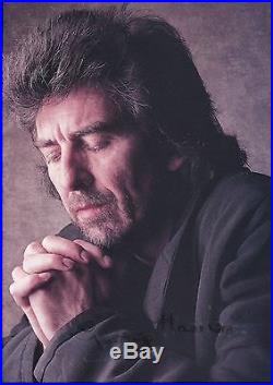 George Harrison Signed Photo With Coa