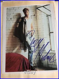 George Michael Hand Signed Autograph Photo With COA