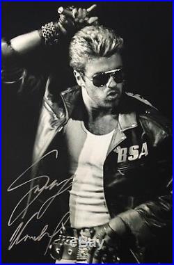 George Michael Hand Signed Photo 12x8 with COA