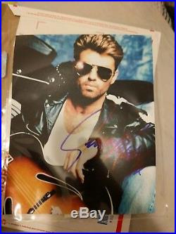 George Michael signed 8x10 Photo Picture Autographed with COA