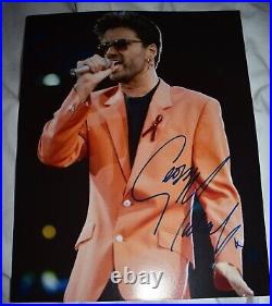 George Michael signed photo 11 x 14 with REAL Epperson COA