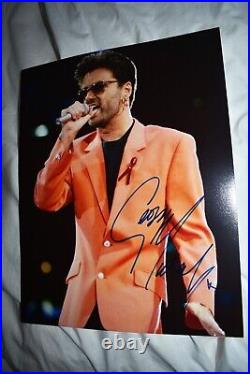 George Michael signed photo 11 x 14 with REAL Epperson COA