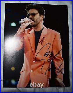 George Michael signed photo 11 x 14 with REAL Epperson COA