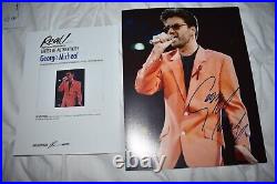 George Michael signed photo 11 x 14 with REAL Epperson COA