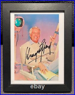George Peppard Famous U. S. Actor Framed Hand Signed Photo (7' X 5') With COA