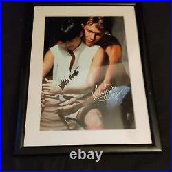 Ghost Hand Signed Photo THAT SCENE Patrick Swayze Demi Moore With COA