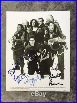 Ghostbusters 2 Cast fully Signed 8 x 10 Photo with COA