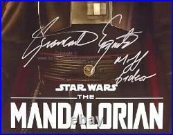 Giancarlo Esposito Signed The Mandalorian Movie Poster Framed With Proof & COA