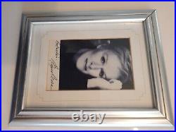 Glenn Close handsigned Fatal Attraction Autograph and framed with COA