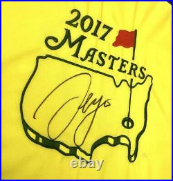 Golf 2017 US Masters Pin Flag -Signed by Winner Sergio Garcia with COA