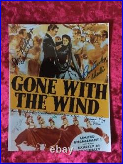 Gone With The Wind CERTIFIED Signed autographed colour 8 X10 photo + COA