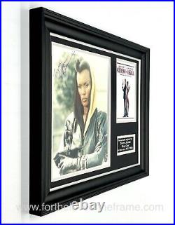 Grace Jones A View to a Kill James Bond Hand Signed Photo Display with COA