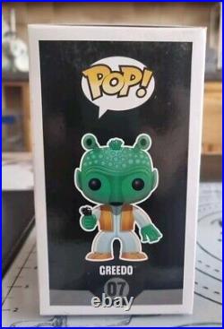 Greedo Star Wars Funko Pop Signed by Paul Blake With COA