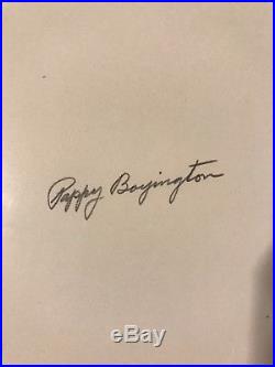 Greg Pappy Boyington and Michael Wooten signed print with COA