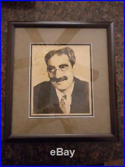 Groucho Marx Autograph Signed Photo Authentic Marx Brothers With COA