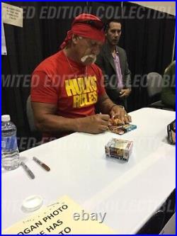 HULK HOGAN TEARING SHIRT SIGNED #149 WWE Funko POP! Exclusive with COA & PICTURE