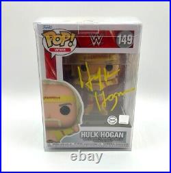 HULK HOGAN TEARING SHIRT SIGNED #149 WWE Funko POP! Exclusive with COA & PICTURE