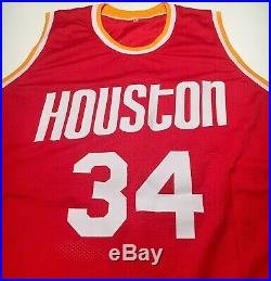 Hakeem Olajuwon Autographed Signed Jersey with COA Houston Rockets