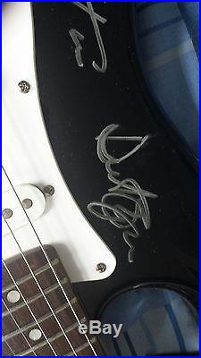 Hand Signed Bon Jovi Guitar with COA (Jon, Richie, Tico, David)