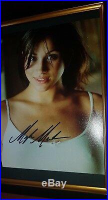 Hand Signed By Meghan Marke With Coa Framed 8x10 Autographed Photo