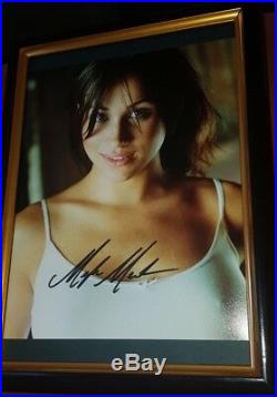 Hand Signed By Meghan Marke With Coa Framed 8x10 Autographed Photo