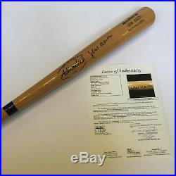 Hank Aaron Signed Autographed Adirondack Game Model Baseball Bat With JSA COA